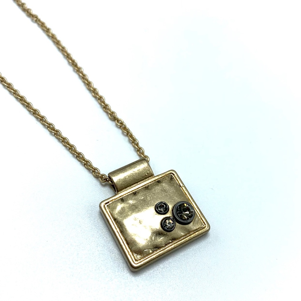 Lia Sophia Brushed Gold Necklace